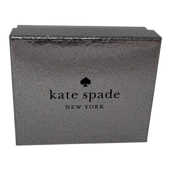 Kate Spade Glitter Cardholder Trio Pink, Green & Silver. Holiday Gift New in Box - Picture 14 of 14
